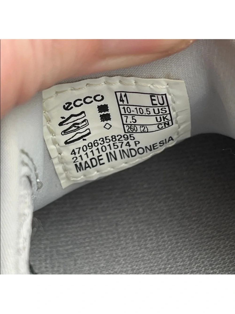 ECCO Soft 7 Wedge Slip-on Sneaker Silver Gray Women’s EU Sz 41; US 10-10.5